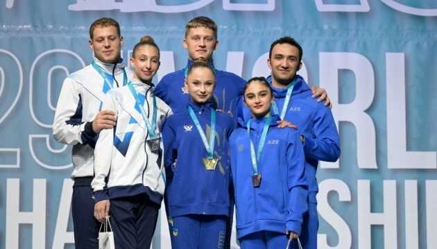 Збірна України здобула п’ять нагород чемпіонату світу зі спортивної акробатики